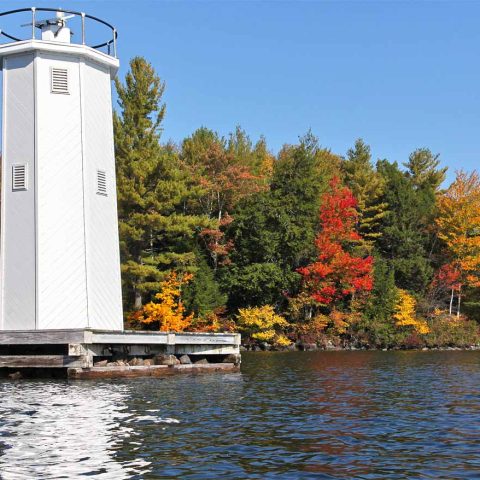Burkhavem Lighthouse in Autumn