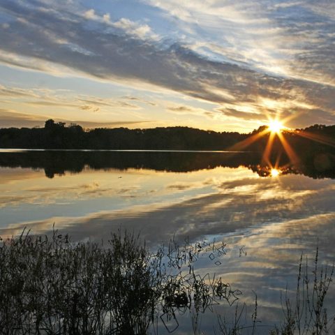 Heards Pond Sunset, Wayland, MA