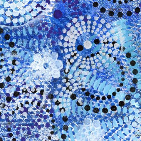 Mosaic in Blue