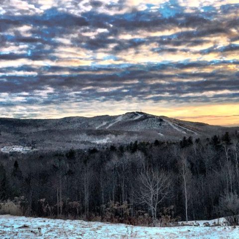 Mount Sunapee Winter Sunset