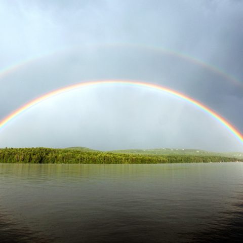 Rainbow Over John Hay Estate and National Wildlife Refuge