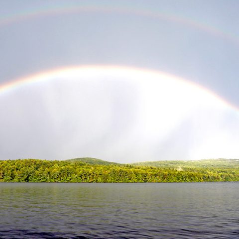 Rainbow Over John Hay Estate and National Wildlife Refuge Aug 2015