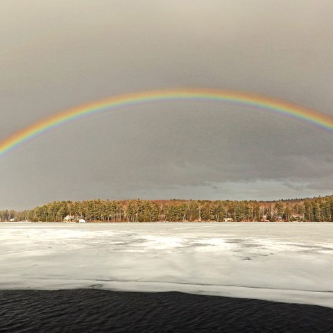 Rare Winter Rainbow