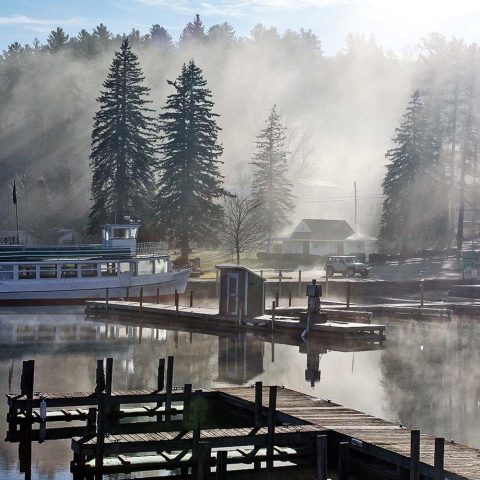 Sunapee Harbor in the Fog