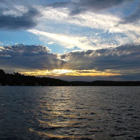 Sunapee Harbor July Sunset
