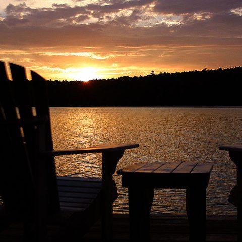 Sunrise Over Lake Sunapee and The Fells