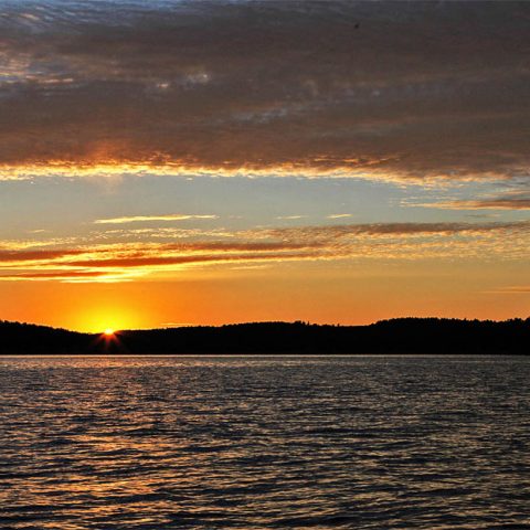 Sunset Over Sunapee Harbor