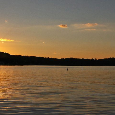 Sunset Over Sunapee Harbor