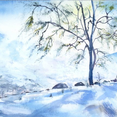 Winter Hillside